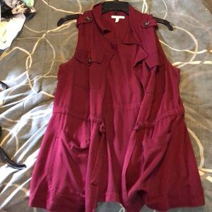 Maroon vest medium size